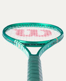 Wilson Blade 98 16x19 V10 - close do padrão de cordas aberto 16x19