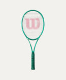 Wilson Blade 98 18x20 V10 - vista lateral com perfil aerodinâmico Turbo Taper
