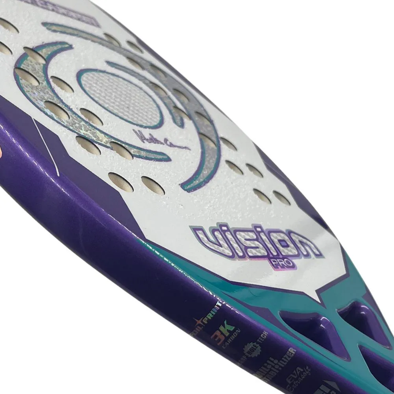 Raquete de Beach Tennis Vision White Carbon 2025
