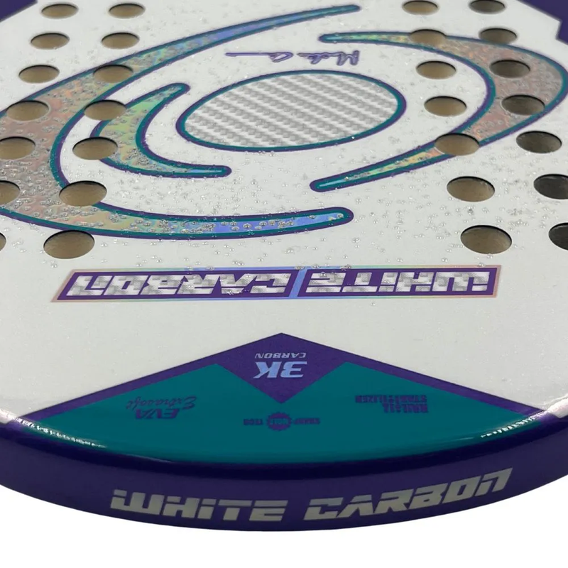 Raquete de Beach Tennis Vision White Carbon 2025