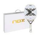 Raquete NOX NG17 2026 by Nico Gianotti - vista detalhe carbono 18K aluminizado