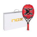 Raquete NOX Varadero 2026 - vista detalhe carbono 3K