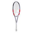 Babolat Pure Strike 100 Gen4 — detalhe da cabeça e encordoamento 16x19